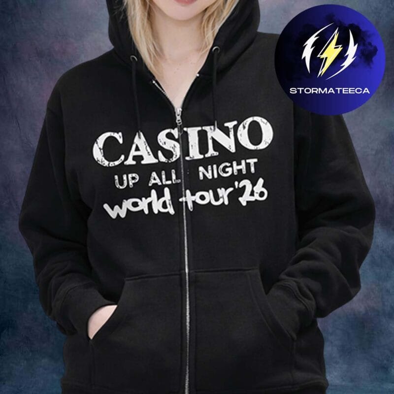Baby Keem Merch Casino World Tour 2026 Zip Hoodie Shirt