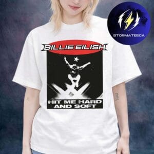 Billie Eilish Merch Hit Me Hard and Soft Live In 3D Jump Unisex T-Shirt