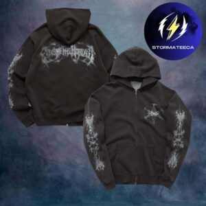 Bring Me The Horizon Merch Sick New World Festival And Tour 2026 Beyond Our Bones Zip Hoodie Shirt