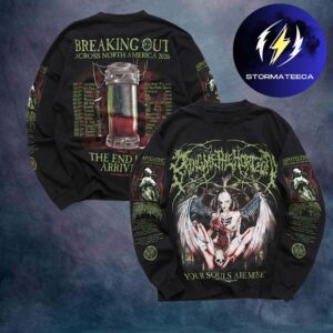 Bring Me The Horizon Merch Sick New World Festival And Tour 2026 Breaking Out Unisex Long Sleeve Tee
