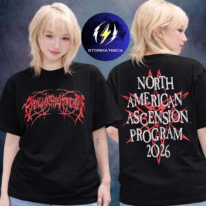Bring Me The Horizon Merch Sick New World Festival And Tour 2026 North American Ascension Program 2026 Two Sided Unisex T-Shirt