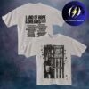 Bruce Springsteen 2026 Land Of Hope & Dreams American Tour Logo Two Sided Unisex T-Shirt