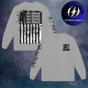 Bruce Springsteen 2026 Land Of Hope & Dreams American Tour Logo Unisex Long Sleeve Shirt