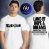 Bruce Springsteen 2026 Land Of Hope & Dreams American Tour Logo Two Sided Unisex T-Shirt