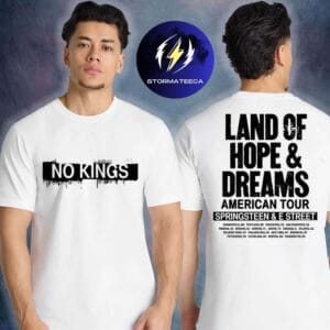 Bruce Springsteen 2026 Land Of Hope & Dreams American Tour No Kings Two Sided Unisex T-Shirt