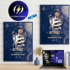Carlos Alcaraz x Laureus 2026 Celebrates World Sportsman Of The Year Home Decor Poster Canvas