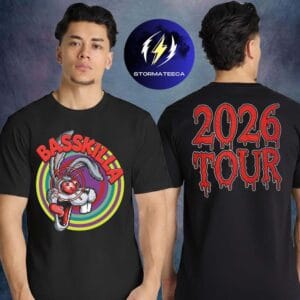 Che Merch Monster Energy Outbreak Tour Che Encore 2026 Basskilla Two Sided Unisex T-Shirt