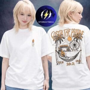 Coachella 2026 Merch Music And Arts Festival Indio California On April 12 29 2026 Foster The People Two Sided Unisex T-Shirt