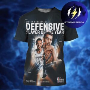 Congrats Victor Wembanyama San Antonio Spurs NBA Defensive Player Of The Year All Over Print Shirt