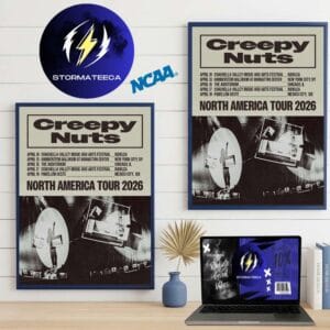 Creepy Nuts Exclusive Poster North America Tour 2026 Home Decor Poster Canvas