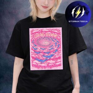 David Byrne Poster Show At Frost Amphitheater In Stanford CA On April 16 2026 Unisex T-Shirt