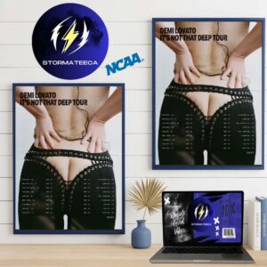 Demi Lovato Merch It Not That Deep Tour 2026 Exclusive Event Poster