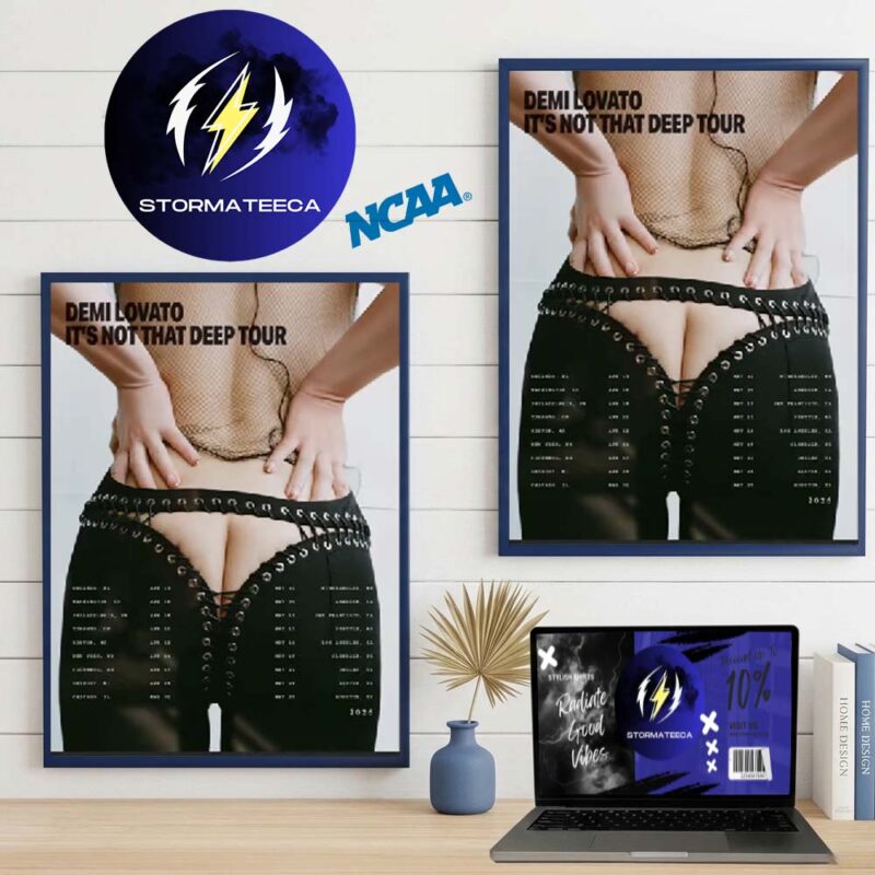Demi Lovato Merch It Not That Deep Tour 2026 Exclusive Event Poster