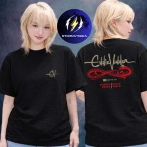 Eddie Vedder Merch 2026 Japan Tour Dates Figure 8 Dragon Two Sided Unisex T-Shirt