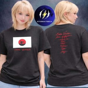 Eddie Vedder Merch 2026 Japan Tour Dates Flag Two Sided Unisex T-Shirt