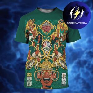 FIFA World Cup 26 South Africa Poster By Artists From Each Country FOX Sports All Over Print Shirt