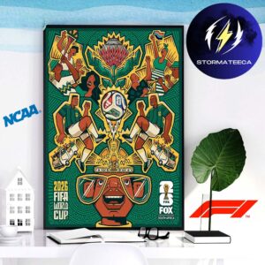 FIFA World Cup 26 South Africa Poster By Artists From Each Country FOX Sports Home Decor Poster Canvas