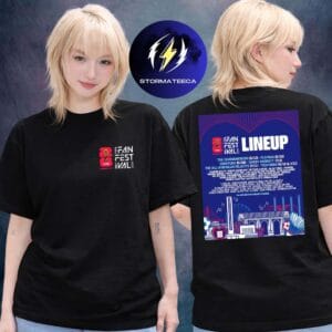 Fifa World Cup 26 Kansas City Fan Fest Music Festival Line Up Two Sided Unisex T-Shirt