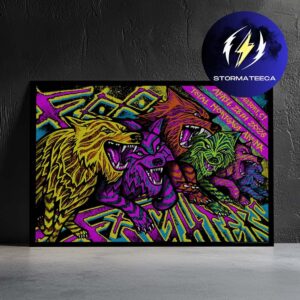 Foo Fighters Exclusive Poster At Total Mortgage Arena In Bridgeport CT On April 28 2026 Home Decor Poster Canvas