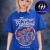 Foo Fighters Take Cover Tour 2026 Merch Pop Up Shop At Total Mortgage Arena Rock N Roll Blue Unisex T-Shirt