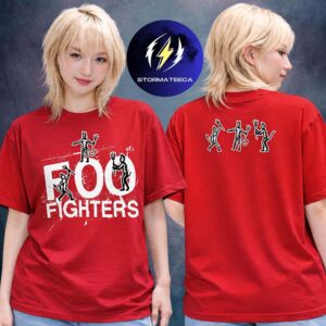 Foo Fighters Take Cover Tour 2026 Merch Pop Up Shop At Total Mortgage Arena Your Favorite Toy Devil Red Two Sided Unisex T-Shirt