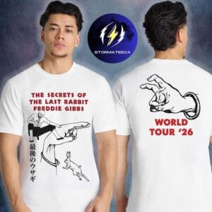 Freddie Gibbs Merch The Last Rabbit World Tour 2026 The Secrets Of The Last Rabbit Two Sided Unisex T-Shirt