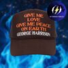 George Harrison Merch Give Me Love Brown Trucker Hat