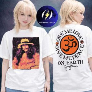 George Harrison Merch Give Me Love Two Sided Unisex T-Shirt