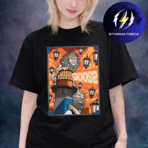 Goose The Band Art By Clinton Reno At St Augustine Amphitheatre In St Augustine FL On April 18 19 2026 Unisex T-Shirt