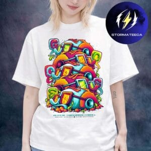 Goose The Band Art By Max Mahn At St Augustine Amphitheatre In St Augustine FL On April 18 19 2026 Unisex T-Shirt