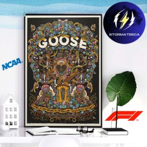 Goose The Band Poster At The Pavilion Toyota Music Factory In Irving TX On April 25 2026 Home Decor Poster Canvas