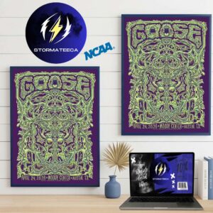Goose The Band Poster Show At Moody Center In Austin TX On April 24 2026 Art By One Drop Studio Home Decor Poster Canvas