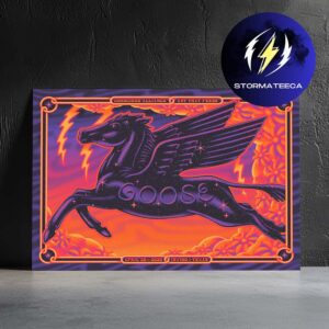 Goose The Band Poster Show The Pavilion At Toyota Music Factory In Irving TX On April 25 2026 At By Dylan Fant Illustration Home Decor Poster Canvas