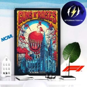 Guns N Roses At Arena Castelao In Fortaleza BR On April 18 2026 Home Decor Poster Canvas