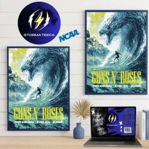 Guns N Roses At Fonte Nova Arena In Salvador BR On April 15 2026 Home Decor Poster Canvas