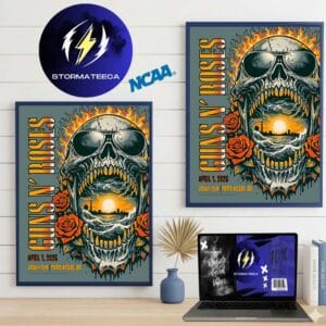 Guns N Roses Exclusive Poster Brazil Show At Jockey Club In Porto Alegre BR On April 1 2026 Home Decor Poster Canvas