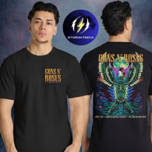 Guns N Roses Poster Show At Alberto Bertelli Lucatto In Sao Jose Do Rio Preto Brazil On April 7 2026 Two Sided Unisex T-Shirt