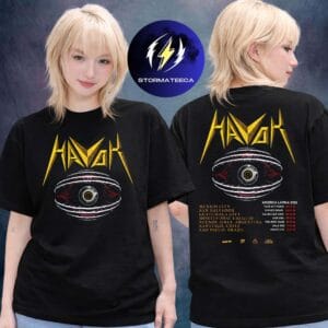 Havok Band America Latina 2026 Schedule Two Sided Unisex T-Shirt