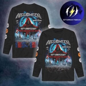 Helloween Merch 40th Anniversary North American Tour 2026 Keeper Unisex Longsleeve Shirt