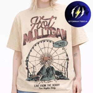 Hot Mulligan Merch Coachella 2026 Music And Arts Festival Indio California On April 12 29 2026 Giant Circle Unisex T-Shirt