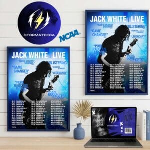 Jack White Live World Tour 2026 Schedule Home Decor Poster Canvas