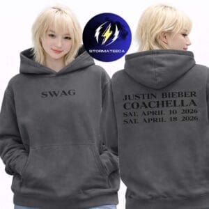 Justin Bieber Merch Bieberchella Coachella 2026 Music And Arts Festival Indio California On April 12 29 2026 Swag Coachella Two Sided Unisex Hoodie Shirt