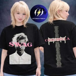 Justin Bieber New Merch Coachella Festival 2026 Purpose Era Photo Swag Two Sided Unisex T-Shirt