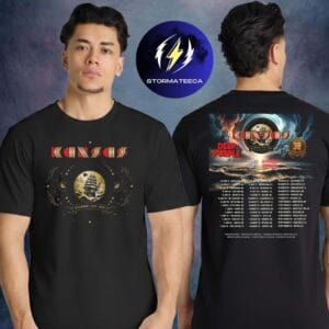 Kansas Band Deep Purple North American Tour 2026 City Dates Two Sided Unisex T-Shirt