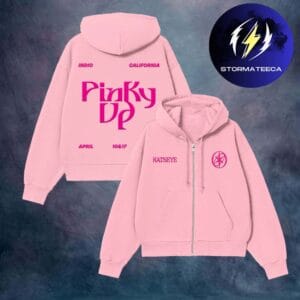 Katseye Merch Coachella 2026 Pinky Up Zip Up Hoodie Shirt