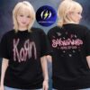 Korn Sick New World 2026 Merch Logo Hearts Star Two Sided Unisex T-Shirt