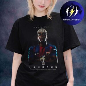 Lamine Yamal FC Barcelona x Laureus 2026 Congrats World Young Sportsman Of The Year 2026 Award Unisex T-Shirt