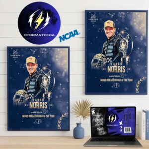 Lando Norris x Laureus 2026 Celebrates World Breakthrough Of The Year Home Decor Poster Canvas