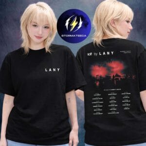Lany Soft Tour EU UK 2026 With Weathers Band And Maisy Kay Tour Dates Two Sided Unisex T-Shirt
