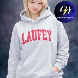 Laufey Merch Coachella 2026 Madwoman Logo Grey Unisex Hoodie Shirt